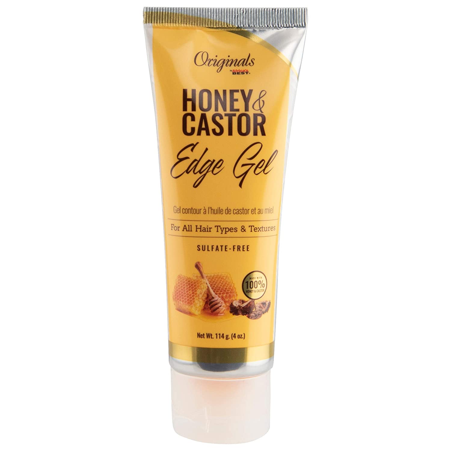 Africa's Best Originals Honey and Castor Edge Hair Gel 4oz